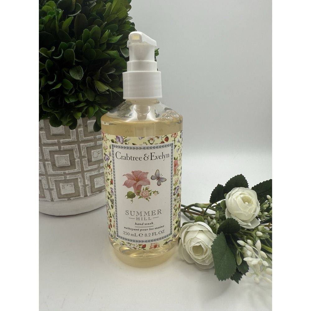 Crabtree & Evelyn Summer Hill Hand Wash 8.2 fl oz Pump‎ Discontinued New